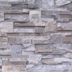 Muriva Duplex Natural Wallpaper, Slate Grey