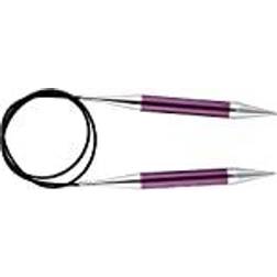 Knitpro KP47138 Zing: Knitting Pins: Circular: Fixed: 80cm x 10.00mm, Aluminium, Multi-Colour, 10mm