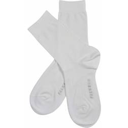 Falke Cotton Touch Anklet Socks - White