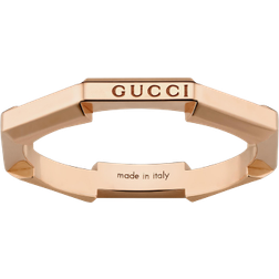 Gucci Link to Love Mirrored Ring - Rose Gold