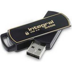 Integral USB 3.0 Secure Lock II 360 64GB
