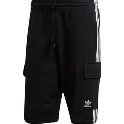 adidas Adicolor Classics 3-Stripes Cargo Shorts - Black