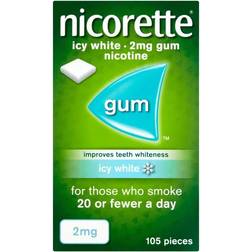 Nicorette Icy White 2mg 105pcs Chewing Gum