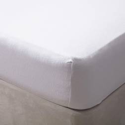 Belledorm Jersey Super King Bed Sheet White (200x180cm)