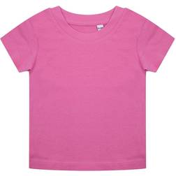 Larkwood Baby's Organic T-shirt - Bright Pink