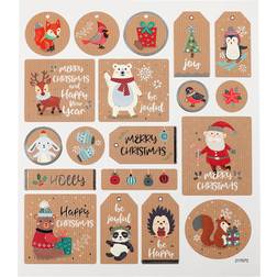 Creativ Company Stickers, Christmas stickers, 15x16,5 cm, 1 sheet