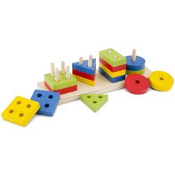 New Classic Toys Geometric Stacking Puzzle