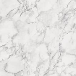 Fine Decor White Marble Wallpaper White