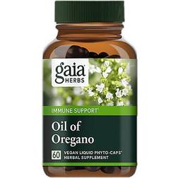 Gaia Herbs Oil Of Oregano Immune Support 60 Vegan Liquid Phyto-Caps