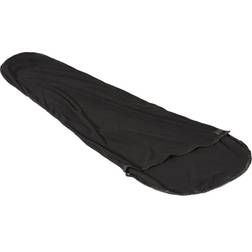 EuroHike Fleece Sleeping Bag Liner DLX Mummy, Black