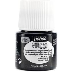 Pebeo Vitrea 160 Glass Paint ink black gloss 45 ml