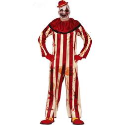 Fiestas Guirca Killer Clown Jumpsuit Carnival Costume