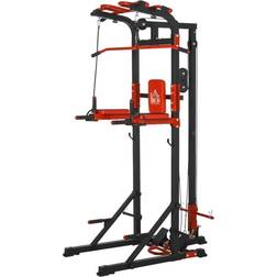 Homcom Steel Frame Pull Up Bar Station Power Tower Home Gym Equipment Fitness