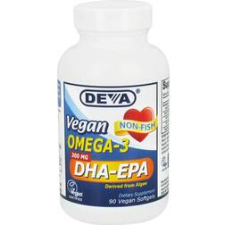 Deva Vegan Omega-3 DHA-EPA 300 mg 90 Vegan Softgels