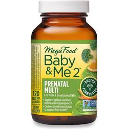 MegaFood Baby & Me 2 Prenatal Multi 120 pcs