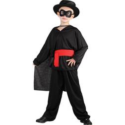Bristol Novelty Childrens/Boys Bandit Costume (S) (Black/Red)