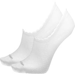 Calvin Klein Libby Diamond No Show Sock 2-pack - White