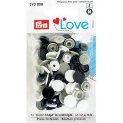 Prym Snap Fasteners Color Snaps Navy Blue/Grey/White 12,4 mm