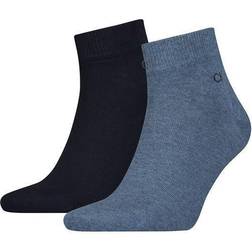 Calvin Klein Ankle Socks 2-pack - Denim Melange
