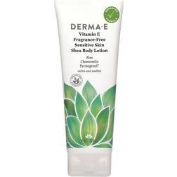 Derma E Vitamin E Fragrance-Free Sensitive Skin Shea Body Lotion 227g