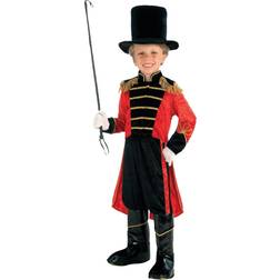 Bristol Novelty Childrens/Kids Ring Master Costume (L) (Red/Black)
