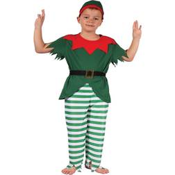Bristol Novelty Unisex Childrens Santas Helper Costume (S) (Red/Green)