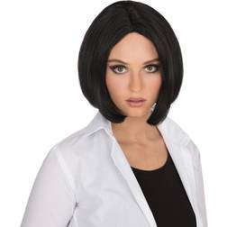 Bristol Novelty Womens/Ladies Centre Parting Wig (One Size) (Black)