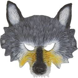Bristol Novelty Unisex Adults Half Face Wolf Mask (One Size) (Multicoloured)