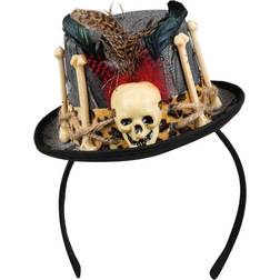 Boland Voodoo Mini Hat on Headband Halloween Fancy Dress Accessory