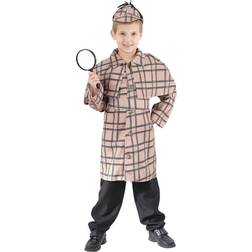 Bristol Novelty Childrens/Kids Sherlock Holmes Costume (L) (Brown)