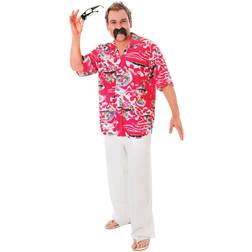 Bristol Novelties Hawaiian Floral Shirt Mens Costume