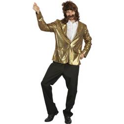 Bristol Novelty Mens Disco Jacket (One Size) (Gold)