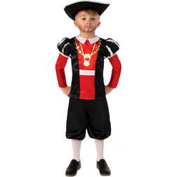Bristol Novelty Boys Henry VIII Costume (S) (Black/Red/White)