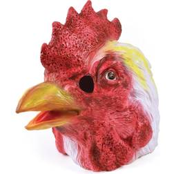 Bristol Novelty Unisex Adults Rooster Mask (One Size) (Red/White/Yellow)