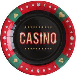 Disposable Plates Casino 10pcs