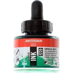 Amsterdam Acrylic Ink Bottle Emerald Green 30ml