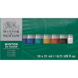 Winsor & Newton Winton Oil Paints 21ml 10/Pkg-Assorted Colors