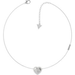 Guess That's Amore Necklace - Silver/Transparent