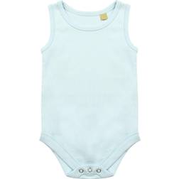 Larkwood Baby's Cotton Bodysuit Vest - Pale Blue