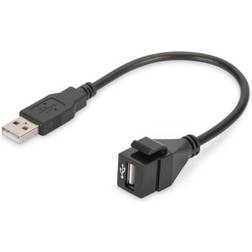 Digitus Keystone USB A-USB A M-F 2.0 0.2m