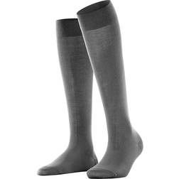 Falke Cotton Touch Women Knee-High Socks - Platinum
