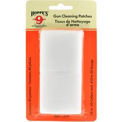 Hoppe´s Cleaning Patches Bigpack Cal .38 .45/.410 20GA White Vit