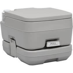 vidaXL Portable Camping Toilet Grey 10 10 L