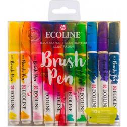 Royal Talens Ecoline Brush pen set Illustrator 10 colours