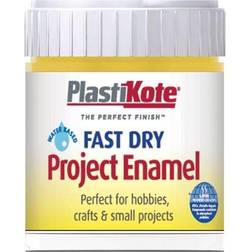 Plasti-Kote Fast Dry Enamel Paint B12 Bottle Buttercup Yellow 59ml