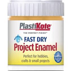 Plasti-Kote Fast Dry Enamel Paint B11 Bottle Sunshine Yellow 59ml