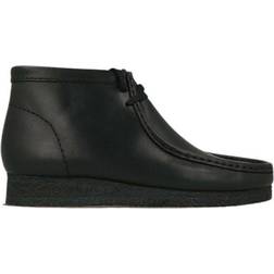 Clarks Wallabee Boot - Black Leather