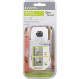 Lindam Lockable Socket Covers 4-pack