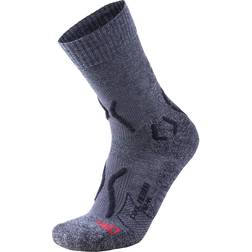 UYN Cool Merino Trekking Socks Men - Medium Gray Melange/Black