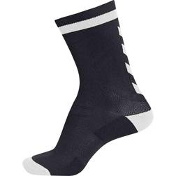 Hummel Elite Indoor Low Socks Unisex - Black/White